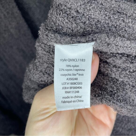 Barefoot Dreams CozyChic Lite Ribbed Shrug Cardigan Size 2X - Picture 4 of 6